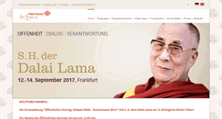 Desktop Screenshot of dalailama-frankfurt.info